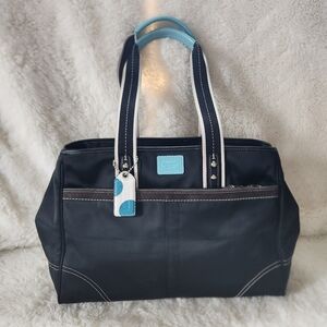 Coach Vintage Hampton Weekend Sateen Tote Y2K